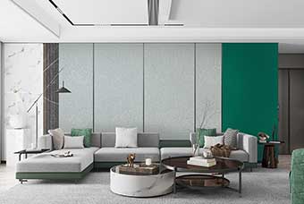 巢湖轻奢风格-客厅