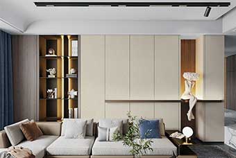 巢湖北欧风格-客厅