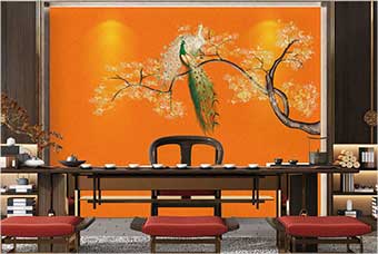 巢湖森佰汇航空纤维墙咔（春花秋月）